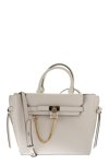 Michael Kors Hamilton Legacy - Large Leather Handbag In White