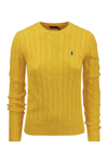 Polo Ralph Lauren Cable-knit Cotton Sweater In Yellow