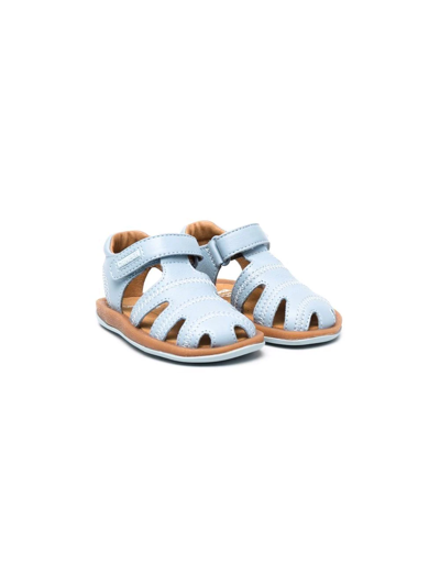 Camper Kids' Bicho Leather Sandals In Blue