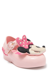 Mini Melissa Kids' X Disney Minnie Mouse Mary Jane Flat In Pink