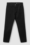 Cos Regular-fit Tapered-leg Jeans In Black