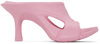Balenciaga Women's Mold Rubber Slide Sandals In Pink