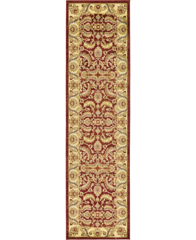 Bayshore Home Passage Psg1 2' 7" X 10' Runner Area Rug In Red