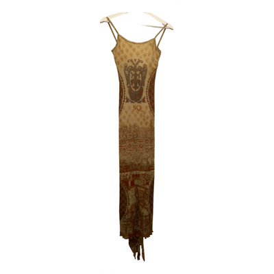Pre-owned Save The Queen Maxi Dress In Yellow | ModeSens