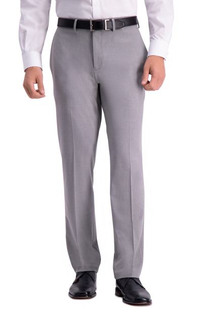 Kenneth Cole Reaction 4-way Stretch Slim Fit Dress Pants In Grey