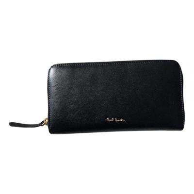 Pre-owned Paul Smith Leather Purse In Black