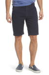 Flag And Anthem Stretch Twill Shorts In Navy
