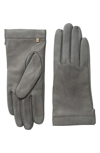 Bruno Magli Cashmere Lined Leather Gloves In 020gry