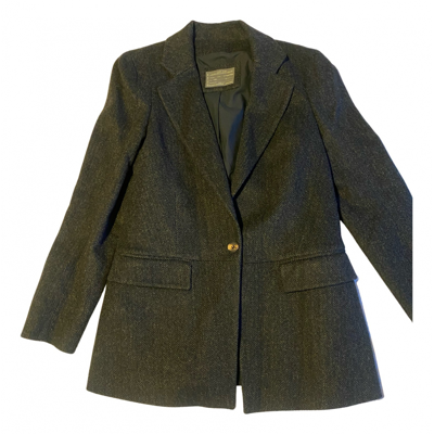Pre-owned Allsaints Suit Jacket In Anthracite