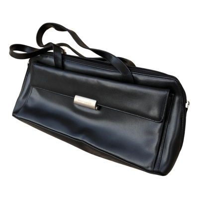 Pre-owned Mandarina Duck Leather Handbag In Black