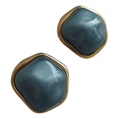 Pre-owned Givenchy Earrings In Blue