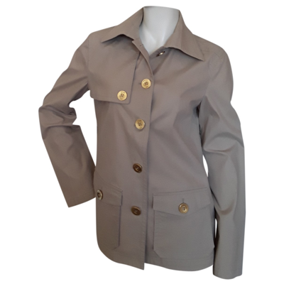 Pre-owned Moschino Coat In Beige