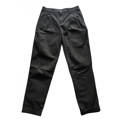 Pre-owned Leon & Harper Chino Pants In Black