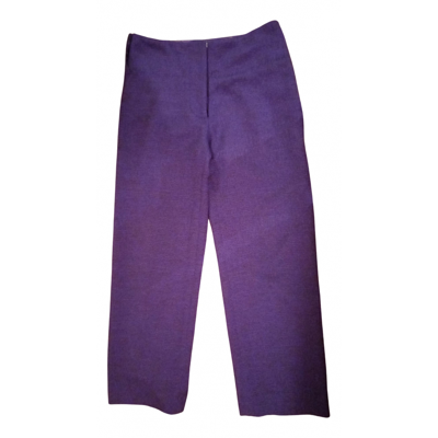 Pre-owned Moschino Cheap And Chic Large Pants In Purple