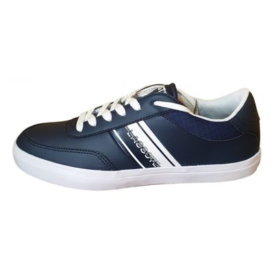 Pre-owned Lacoste Low Trainers In Blue