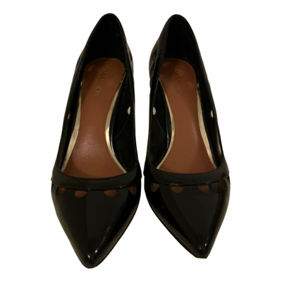 Pre-owned Max & Co Patent Leather Heels In Black
