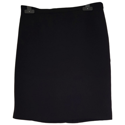 Pre-owned Max Mara Atelier Mini Skirt In Black