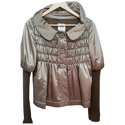 Pre-owned Moschino Jacket In Metallic