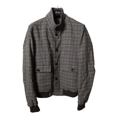 Pre-owned Herno Coat In Grey