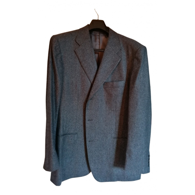 Pre-owned Kiton Cashmere Suit In Grey