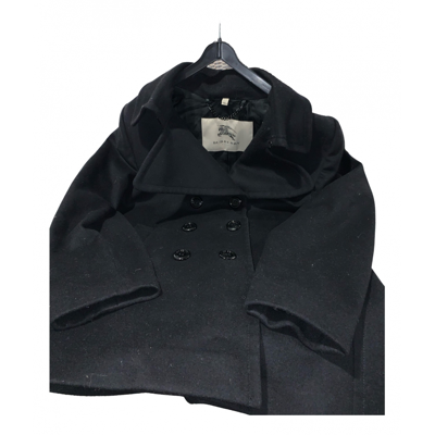 Pre-owned Burberry Cashmere Suit Jacket In Black