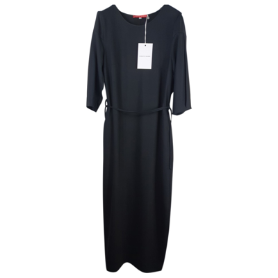 Pre-owned Roberto Musso Maxi Dress In Black