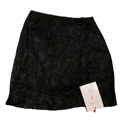 Pre-owned Rouje Mini Skirt In Black
