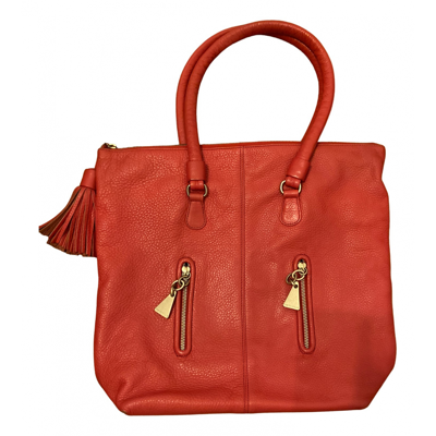 Pre-owned See By Chloé Leather Handbag In Red