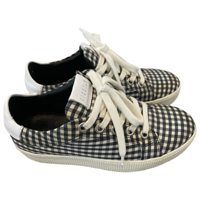 Pre-owned Claudie Pierlot Cloth Trainers In Black