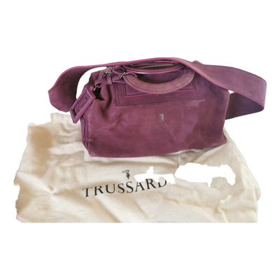Pre-owned Trussardi Handbag In Purple