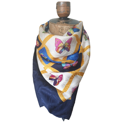 Pre-owned Charles Jourdan Silk Handkerchief In Multicolour