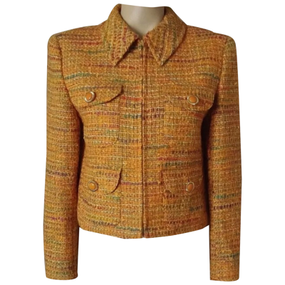Pre-owned Valentino Wool Blazer In Orange