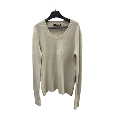 Pre-owned Iris Von Arnim Cashmere Jumper In Beige