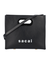 SACAI LOGO-PRINT SMALL TOTE BAG