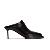 Alyx Black Leather Mules In Black