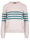 APC A.P.C. STRIPED CREWNECK KNIT JUMPER