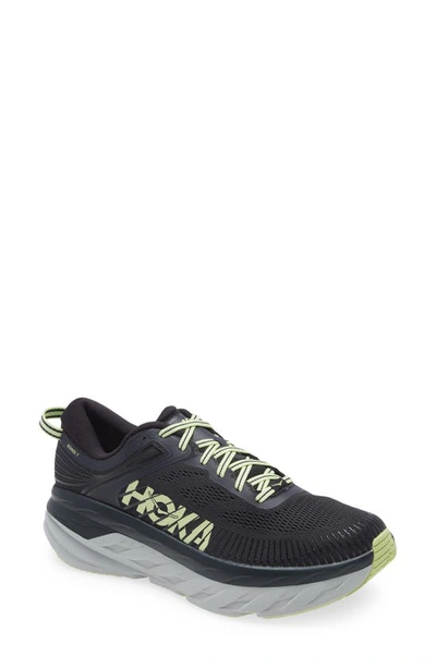 Hoka Bondi 7 Low-top Sneakers In Grey