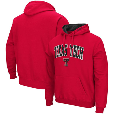 Colosseum Men's Red Texas Tech Red Raiders Arch Logo 3.0 Pullover Hoodie