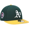 NEW ERA NEW ERA GREEN OAKLAND ATHLETICS 9/11 MEMORIAL SIDE PATCH 59FIFTY FITTED HAT