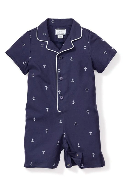 PETITE PLUME PORTSMOUTH ANCHORS CLASSIC ROMPER