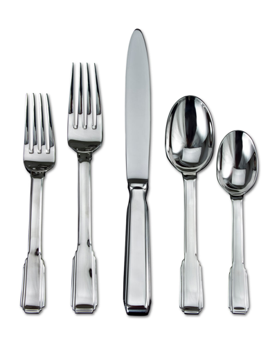 Ricci Silversmith 5-piece Art Deco Flatware Set