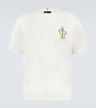 Moncler Logo Cotton T-shirt In 034