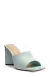 Schutz Women's Lizah Block Heel Sandals In Soft Sky