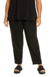 EILEEN FISHER JERSEY SLOUCH ANKLE trousers