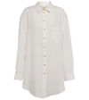 Asceno Linen Button-front Shirt In White