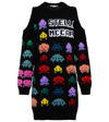 Stella Mccartney Gamer Intarsia-knit Cut-out Dress In Multicolor