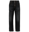 Isabel Marant Étoile Belden High-rise Straight Jeans In Faded Black