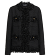 Dolce & Gabbana Long Sleeve Single Breasted Jacket In Nero
