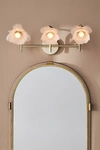 Anthropologie Blossom Vanity Sconce In Silver