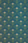 Mitchell Black Moroccan Peacock Wallpaper In Blue
